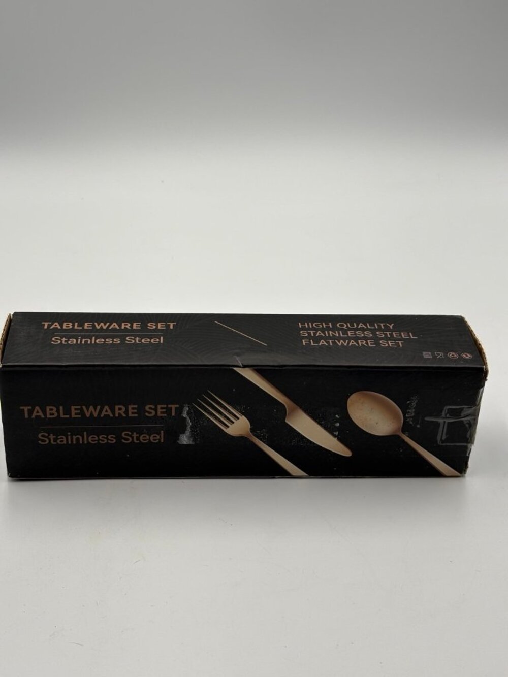 Gold Stainless Steel Tableware Set High Quality Flatware Fork Knife Spoon